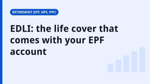 Finance.net.in title card: EDLI: the life cover that comes with your EPF account