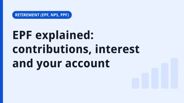 Finance.net.in title card: EPF explained: contributions, interest and your account