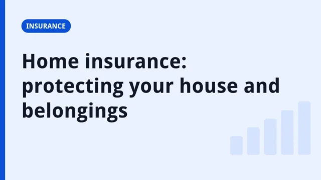 Finance.net.in title card: Home insurance: protecting your house and belongings