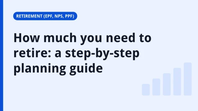 Finance.net.in title card: How much you need to retire: a step-by-step planning guide
