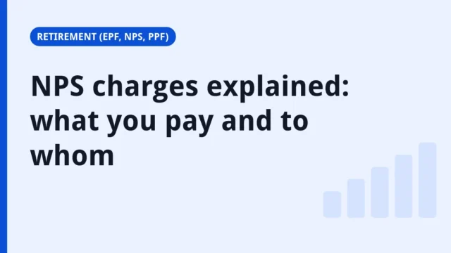 Finance.net.in title card: NPS charges explained: what you pay and to whom
