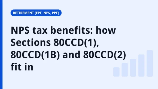 Finance.net.in title card: NPS tax benefits: how Sections 80CCD(1), 80CCD(1B) and 80CCD(2) fit in