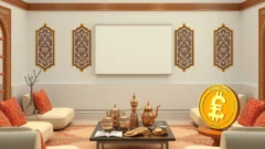 Traditional majlis seating area representing UAE tax authority community dialogue