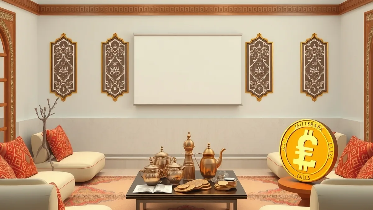 Traditional majlis seating area representing UAE tax authority community dialogue